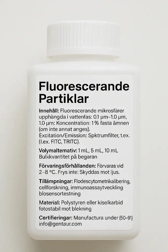 Avidin Fluorescent Particles, Yellow, 0.1%w/v, 0.4-0.6µm, 5mL